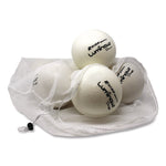 Rhino Skin Luminous Dodgeball Set, 6.3" Diameter, Luminous White/Blue, 6/Set