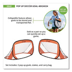 Pop Up Soccer Goal, 4 ft x 2 ft, Pair