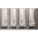 Sanitary Napkin Receptacle with Rigid Liner, Plastic, White