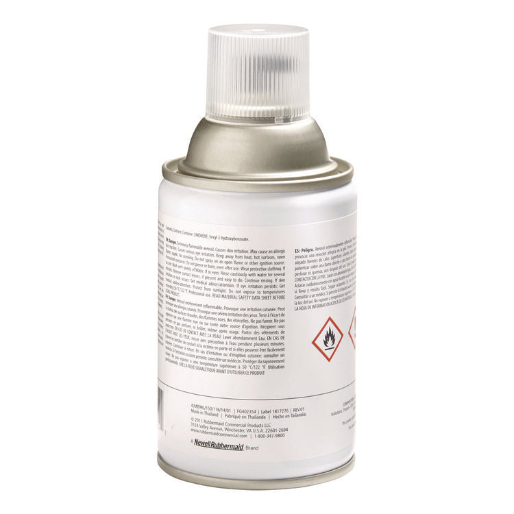 Tc Microburst 9000 Air Freshener Refill, Linen Fresh, 5.3 Oz Aerosol Spray, 4/carton