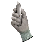 G60 Level 3 Economy Cut Resistant Gloves, EN388: 4X42B, 9" Long, Large (Size 9), Gray/Marled Gray, 12 Pairs/Carton
