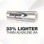 Industrial Lithium AAA Battery, 1.5 V, 4/Pack