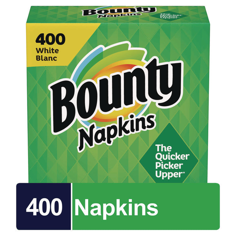 Quilted Napkins, 2-Ply, 12.1 x 12, White, 400/Pack, 4 Packs/Carton