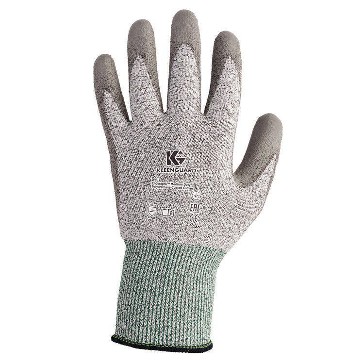 G60 Level 3 Economy Cut Resistant Gloves, EN388: 4X42B, 9" Long, X-Large (Size 10), Gray/Marled Gray, 12 Pairs/Carton