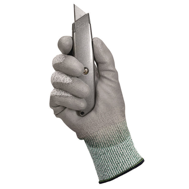 G60 Level 3 Economy Cut Resistant Gloves, EN388: 4X42B, 9" Long, X-Large (Size 10), Gray/Marled Gray, 12 Pairs/Carton