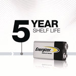 Industrial Alkaline 9v Batteries, 12/box