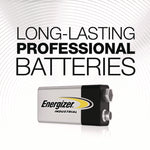 Industrial Alkaline 9v Batteries, 12/box