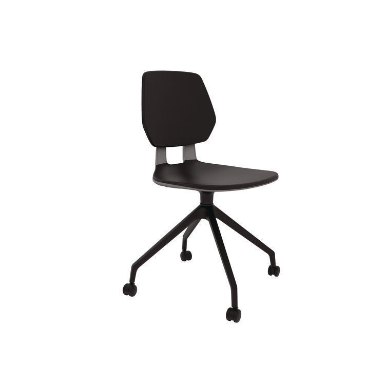 Commute Chair T-Bar Arm Set, Black, 2/Set