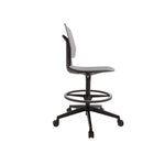 Commute Extended Height Task Chair, Supports Up to 275 lb, 18.25" to 22.25" Seat Height, Gray/Black