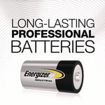 Industrial Alkaline D Batteries, 1.5 V, 12/box