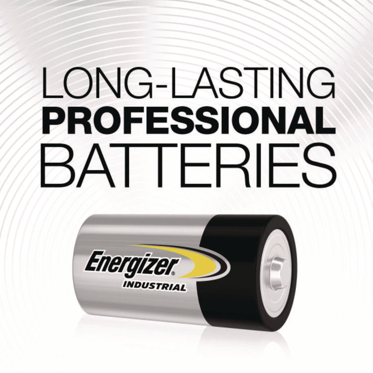 Industrial Alkaline D Batteries, 1.5 V, 12/box