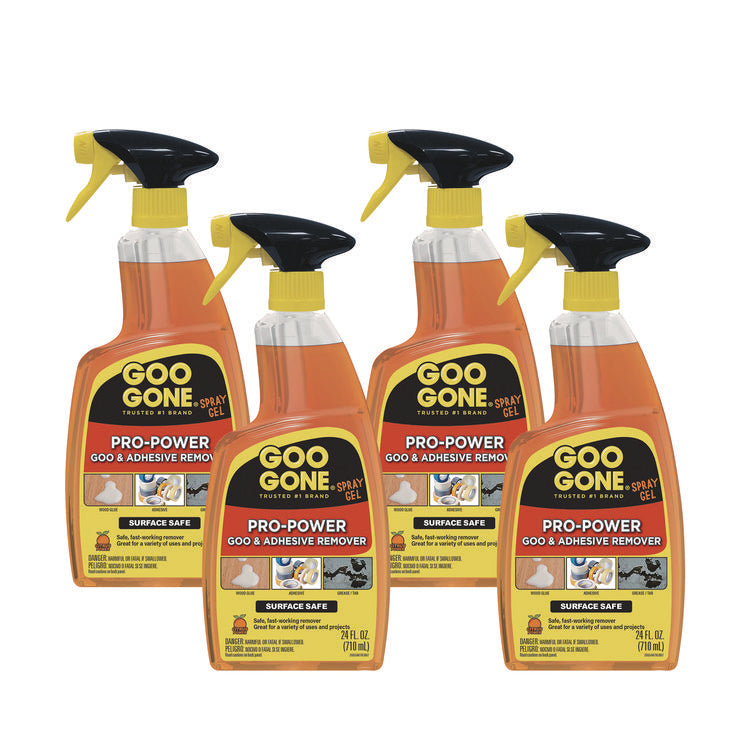 Pro-Power Cleaner, Citrus Scent, 24 Oz Spray Bottle, 4/carton