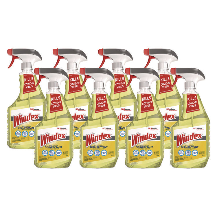 Multi-Surface Disinfectant Cleaner, Fresh Scent, 32 Oz Spray Bottle, 8/carton