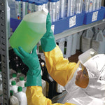 A70 Chemical Spray Protection Aprons, Polyethylene-Coated Fabric, One Size Fits Most, Yellow, 100/Carton