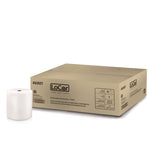 Hard Wound Roll Towel, 1-Ply, 8" x 1,000 ft, White, 6 Rolls/Carton