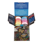 Super Chalk, 1" x 2.8" Diameter, 10 Assorted Colors, 10 Pucks/Box