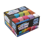 Super Chalk, 1" x 2.8" Diameter, 10 Assorted Colors, 10 Pucks/Box