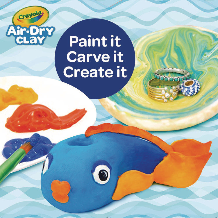 Air-Dry Clay,White, 2.5 lbs