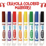 Broad Line Washable Markers, Broad Bullet Tip, Red, 12/box
