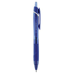 Jetstream Elements Hybrid Gel Pen, Retractable, Medium 1 mm, Blue Ink, Translucent Blue/Blue Barrel, Dozen