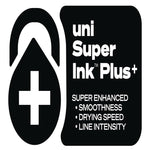 207 Plus+ Gel Pen, Retractable, Micro 0.5 mm, Black Ink, Black Barrel, Dozen