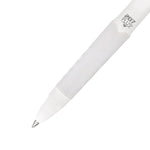207 Plus+ Gel Pen, Retractable, Medium 0.7 mm, Black Ink, White Barrel, 4/Pack