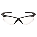 V30 Nemesis VL Safety Glasses, Black Frame, Clear Lens, 12/Carton