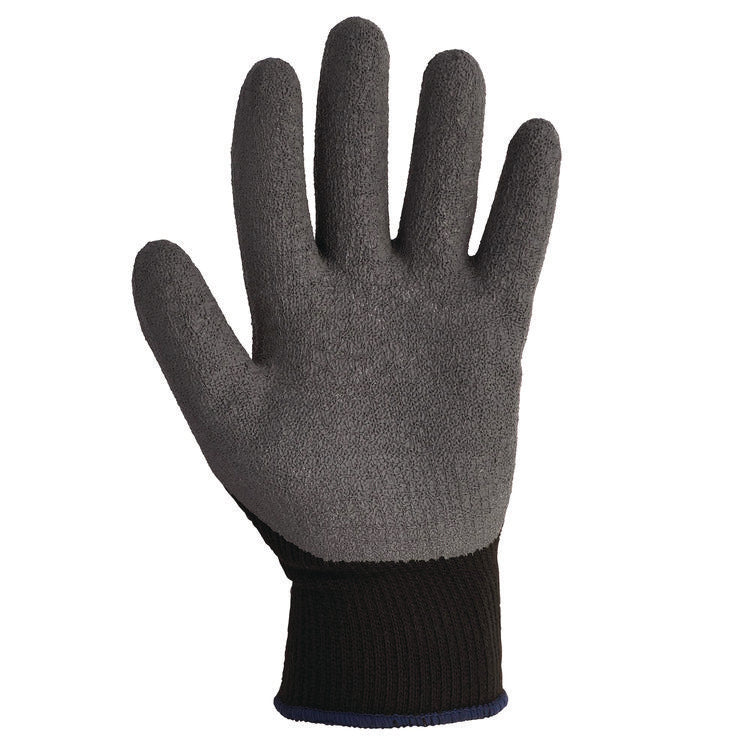 G40 Latex Coated Gloves, EN388: 2142, 10.63" Long, XX-Large, Gray/Black, 12 Pairs