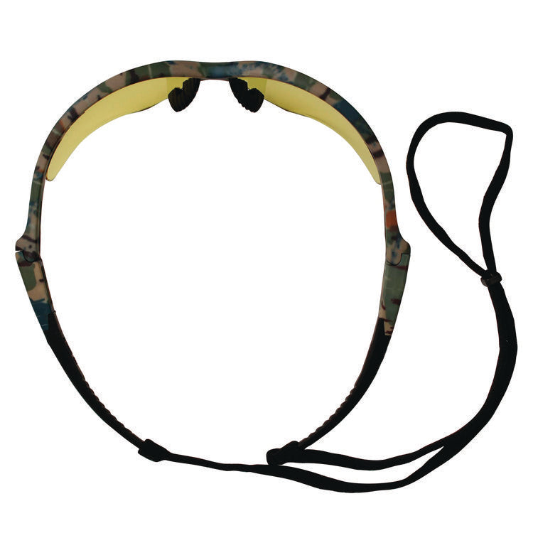 Nemesis Safety Glasses, Anti-Fog, Camouflage Nylon Frame, Yellow Polycarbonate Lens, 12/Carton