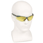 Nemesis Safety Glasses, Anti-Fog, Camouflage Nylon Frame, Yellow Polycarbonate Lens, 12/Carton
