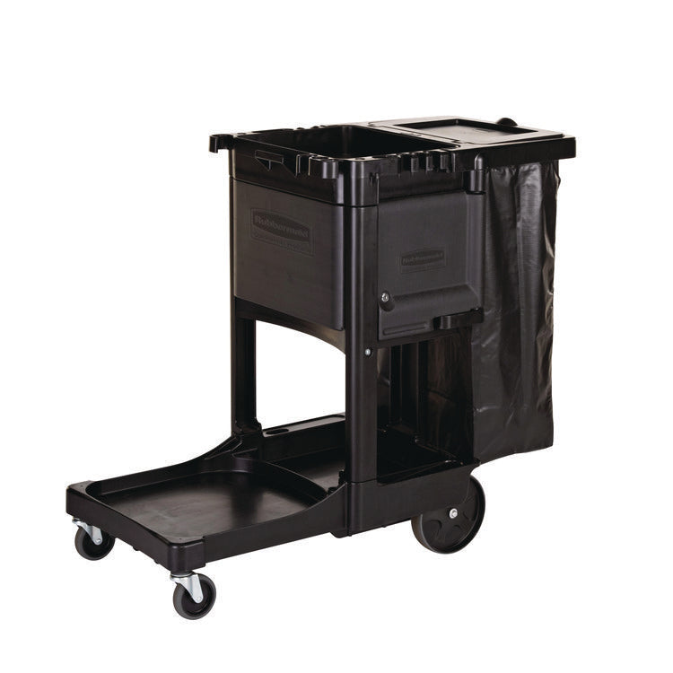 Cleaning Cart Locking Door Kit, Black
