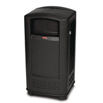 Plaza Jr. Container, 35 gal, Plastic, Black