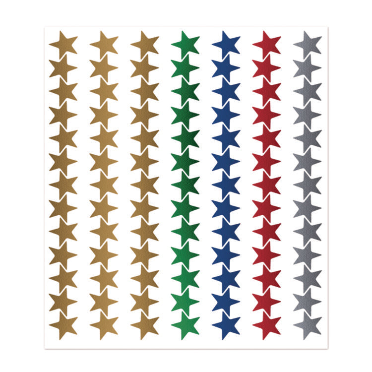 Sticker Valu-Pak, Foil Stars, 686/pack