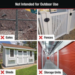 Combination Lock, Stainless Steel, 1.87" Wide, Silver/Black, 2/Pack