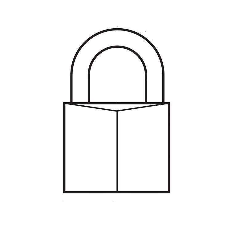 Three-Pin Brass Tumbler Locks, 0.75" Wide, 2 Locks and 2 Keys, 2/Pack