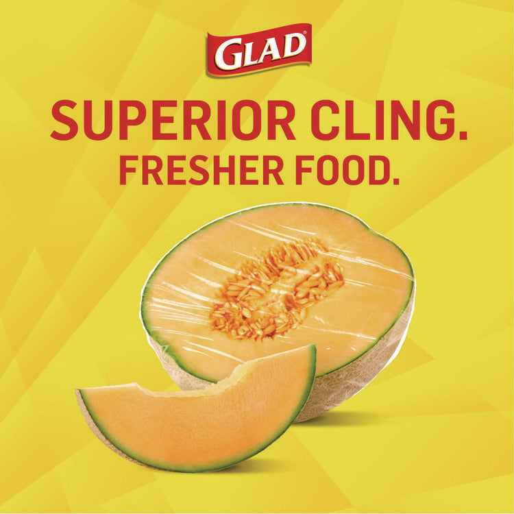 Cling'N Seal Plastic Food Wrap, 200 sq ft, 12 Rolls/Carton