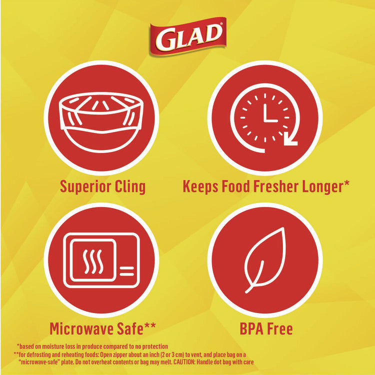 Cling'N Seal Plastic Food Wrap, 200 sq ft, 12 Rolls/Carton