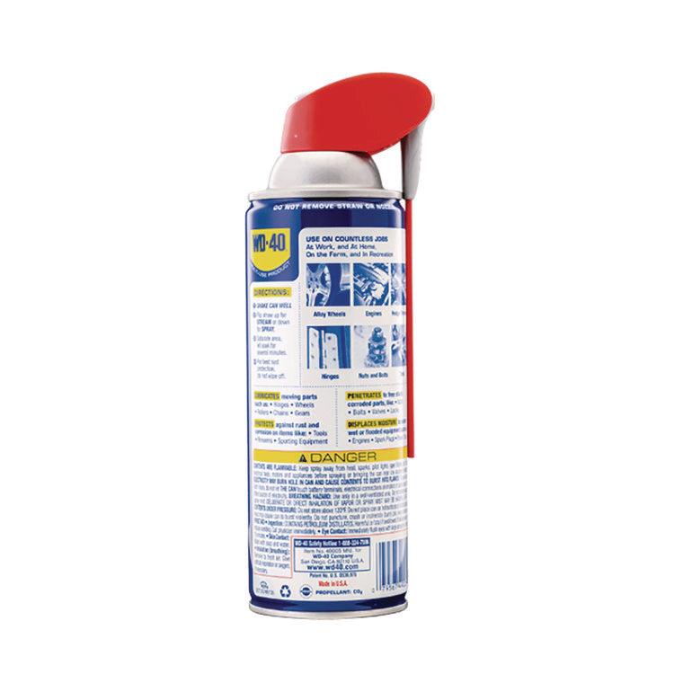 Smart Straw Spray Lubricant, 11 oz Aerosol Can, 12/Carton