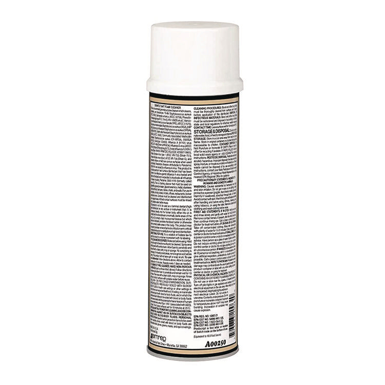 Disinfectant Foam Cleaner, Fresh Scent, 19 Oz Aerosol Spray, 12/carton