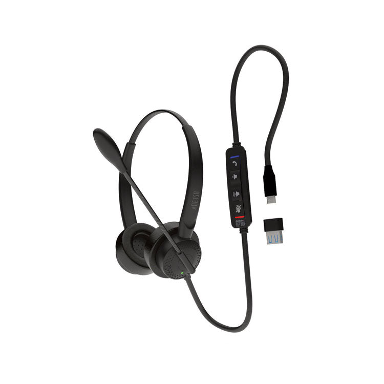 Xtream P4 Headset with Inline Controls, Binaural, Over the Head