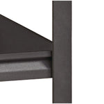 Steel Shelving Unit with Laminate Shelves, Four-Shelf, 36w x 18d x 60h, Steel, Black/Gun Metal Gray