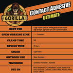 Contact Adhesive Ultimate, 12.2 oz Aerosol Spray, Dries Light Yellow
