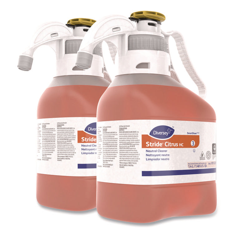Stride Neutral Cleaner, Citrus Scent, 1.4 Ml, 2 Bottles/carton