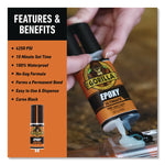 Epoxy Ultimate, 0.85 oz Syringe, Dries Black
