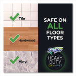 Heavy-Duty Dry Refill Cloths, 10.3 x 7.8, White, 20/Pack, 4 Packs/Carton