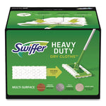 Heavy-Duty Dry Refill Cloths, 10.3 x 7.8, White, 20/Pack, 4 Packs/Carton