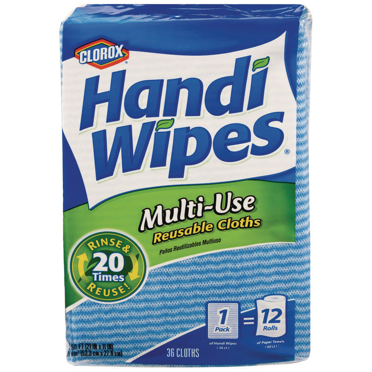 Handi Wipes, 21 X 11, Blue, 36 Wipes/pack, 4 Packs/carton