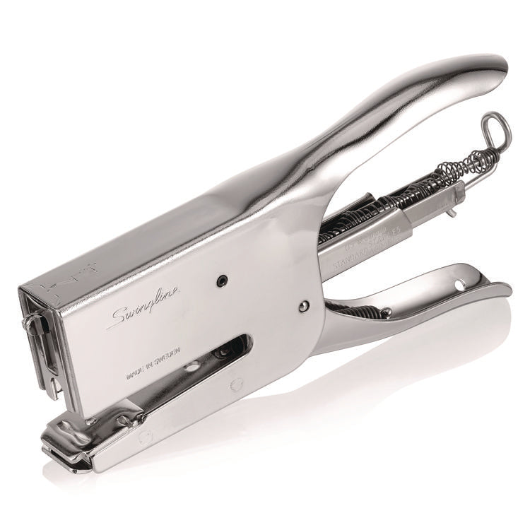 Classic K1 Plier Stapler, 50-Sheet Capacity, 0.25" To 0.31" Staples, 2" Throat, Chrome