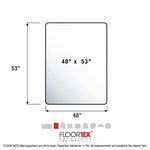 Cleartex Ultimat Polycarbonate Chair Mat For Low/medium Pile Carpet, 48 X 53, Clear