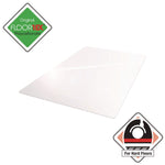 Cleartex Ultimat Polycarbonate Chair Mat for Hard Floors, 48" w x 53" l, Clear